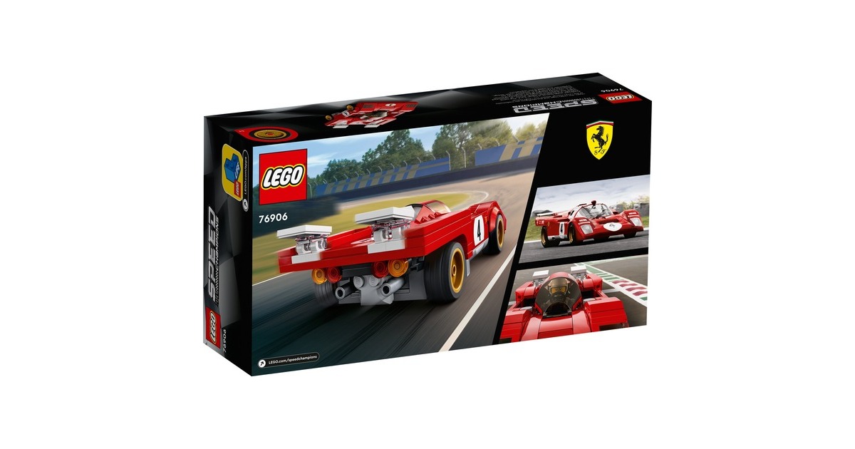 LEGO 76906 Speed Champions 1970 Ferrari 512 M, Konstruktionsspielzeug