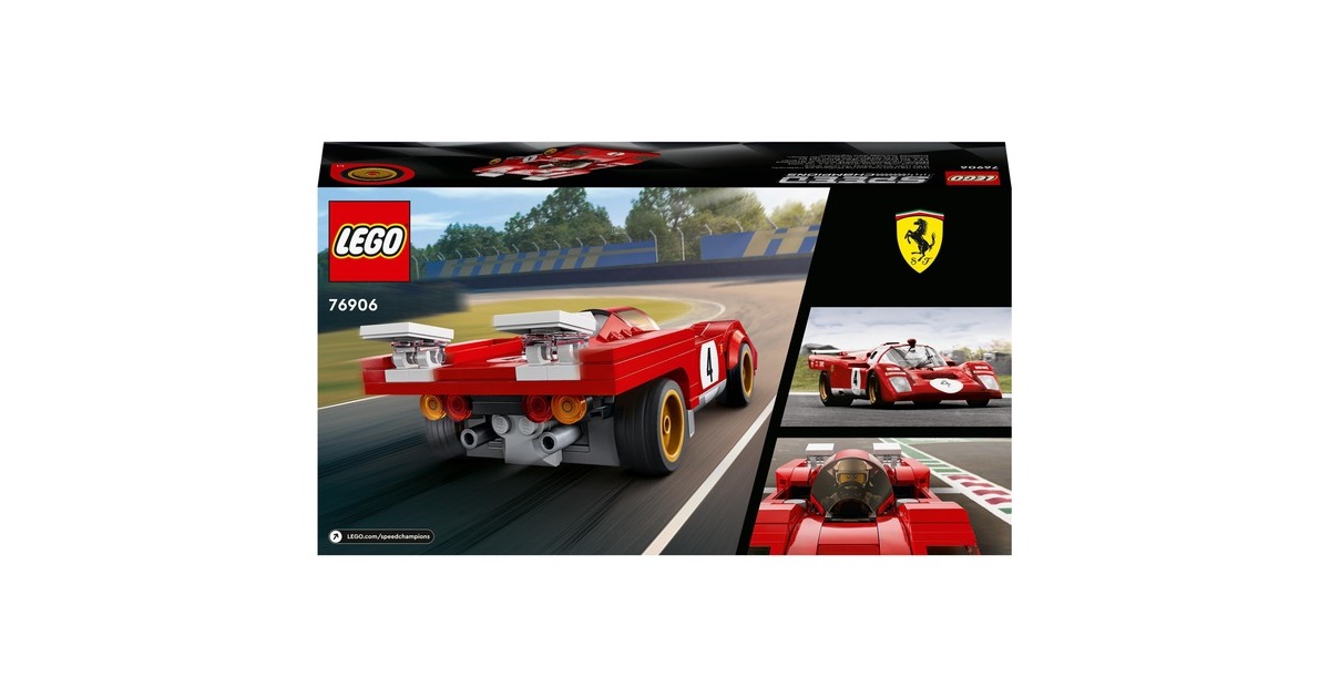 LEGO 76906 Speed Champions 1970 Ferrari 512 M, Konstruktionsspielzeug