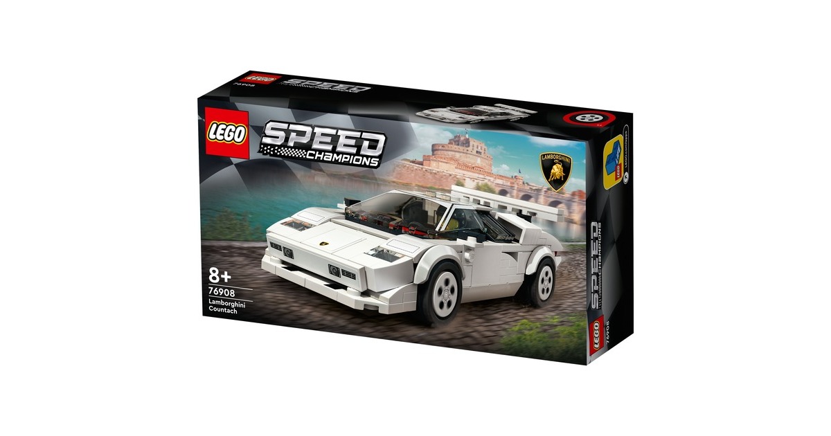 LEGO 76908 Speed Champions Lamborghini Countach, Konstruktionsspielzeug