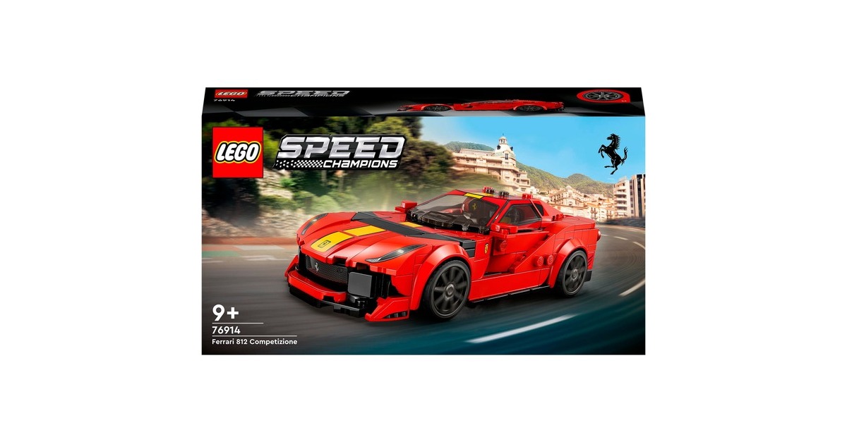 LEGO 76914 Speed Champions Ferrari 812 Competizione, Konstruktionsspielzeug