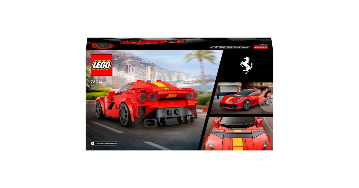LEGO 76914 Speed Champions Ferrari 812 Competizione, Konstruktionsspielzeug