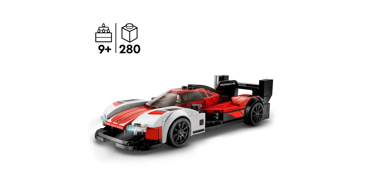 LEGO 76916 Speed Champions Porsche 963, Konstruktionsspielzeug