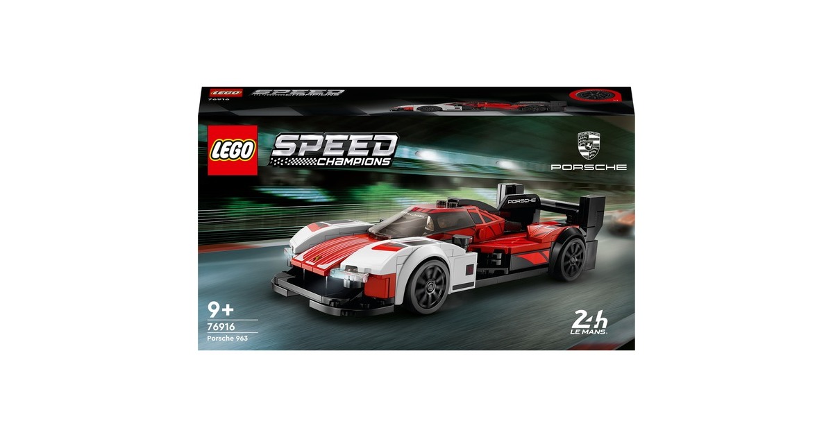 LEGO 76916 Speed Champions Porsche 963, Konstruktionsspielzeug