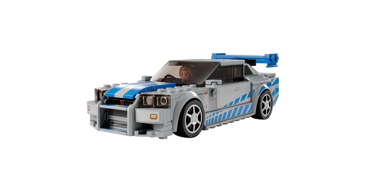 LEGO 76917 Speed Champions: 2 Fast 2 Furious – Nissan Skyline GT-R, Konstruktionsspielzeug