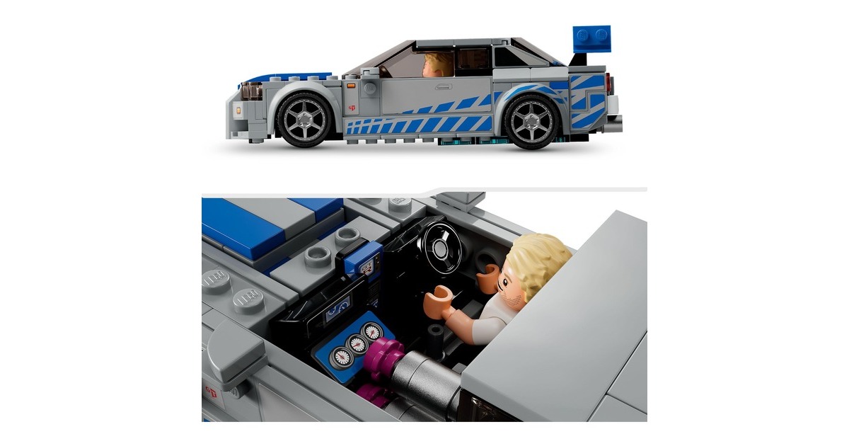 LEGO 76917 Speed Champions: 2 Fast 2 Furious – Nissan Skyline GT-R, Konstruktionsspielzeug