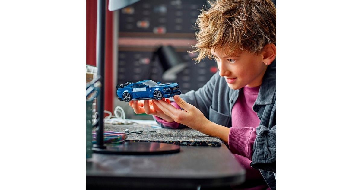 LEGO 76920 Speed Champions Ford Mustang Dark Horse Sportwagen, Konstruktionsspielzeug