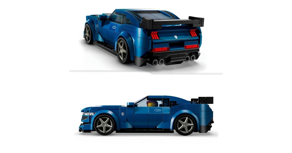 LEGO 76920 Speed Champions Ford Mustang Dark Horse Sportwagen, Konstruktionsspielzeug
