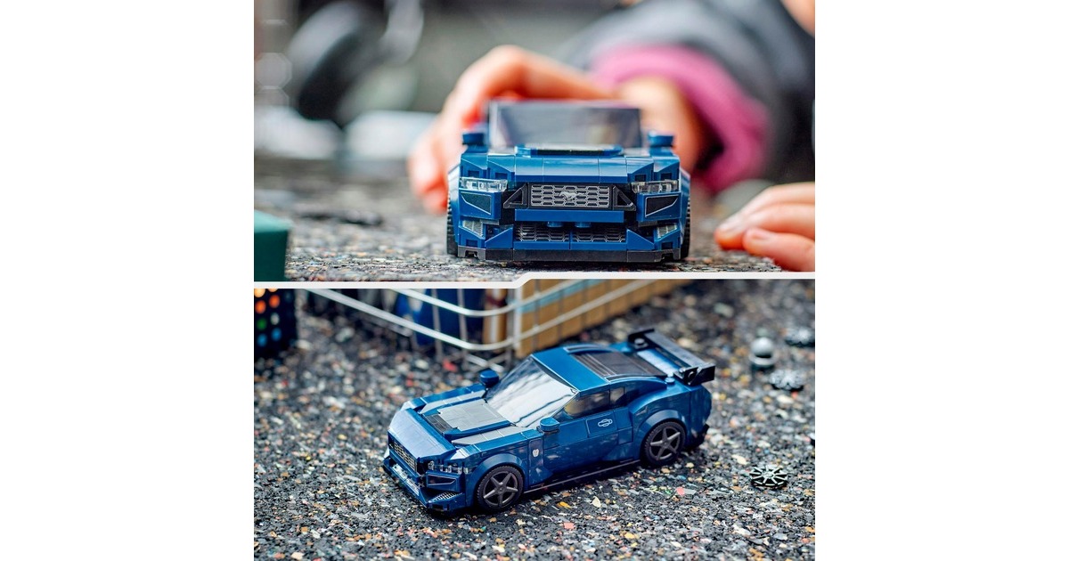 LEGO 76920 Speed Champions Ford Mustang Dark Horse Sportwagen, Konstruktionsspielzeug