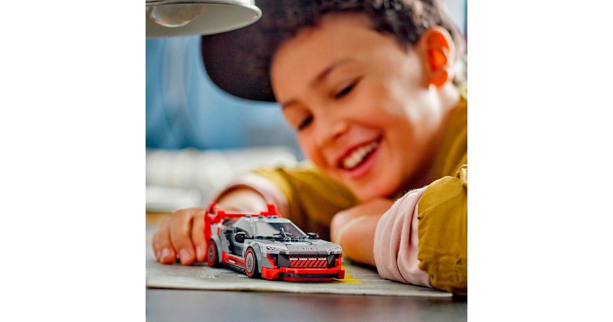 LEGO 76921 Speed Champions Audi S1 e-tron quattro Rennwagen, Konstruktionsspielzeug