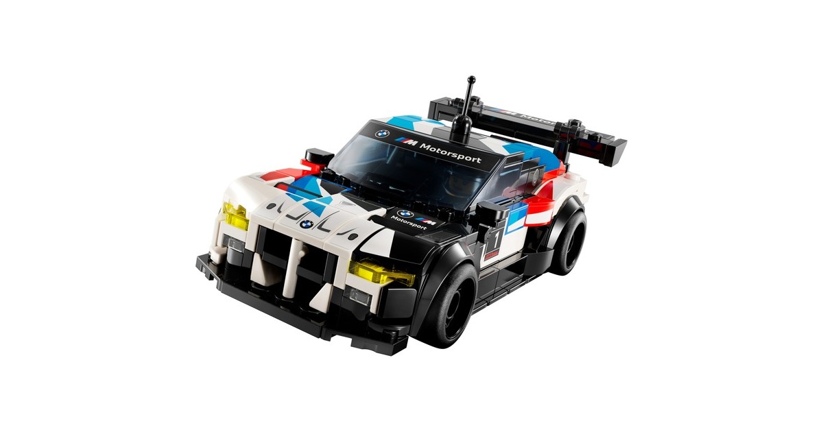 LEGO 76922 Speed Champions BMW M4 GT3 & BMW M Hybrid V8 Rennwagen, Konstruktionsspielzeug