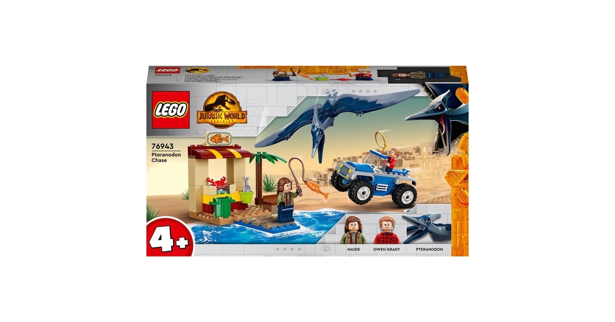LEGO 76943 Jurassic World Pteranodon-Jagd, Konstruktionsspielzeug