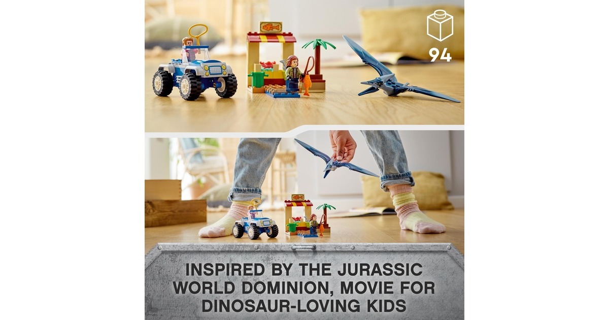 LEGO 76943 Jurassic World Pteranodon-Jagd, Konstruktionsspielzeug