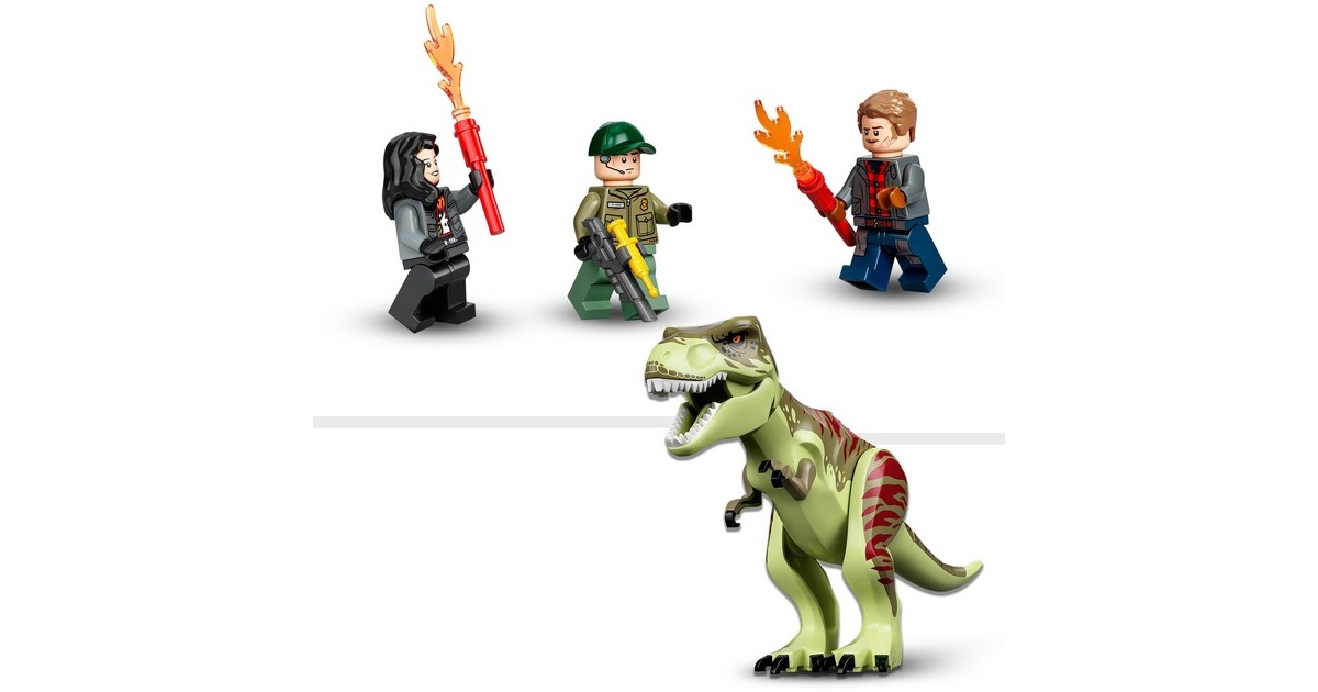 LEGO 76944 Jurassic World T. Rex Ausbruch, Konstruktionsspielzeug