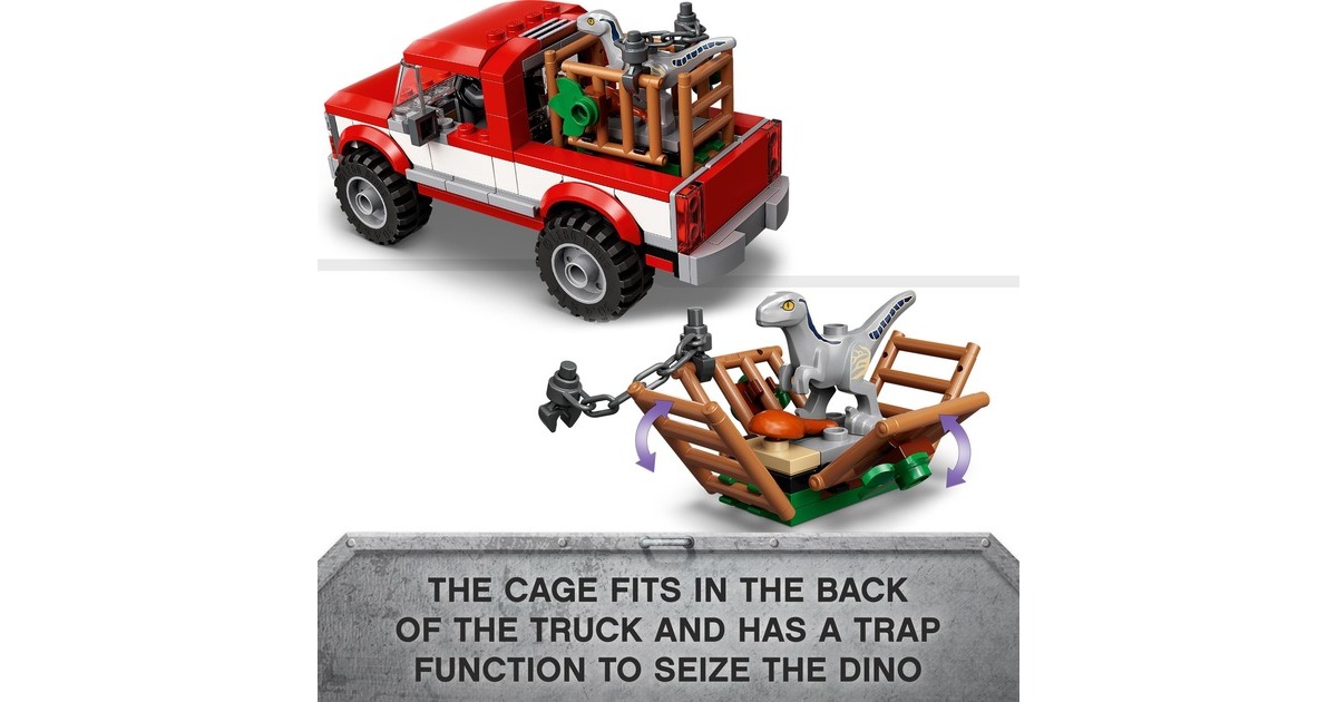 LEGO 76946 Jurassic World Blue & Beta in der Velociraptor-Falle, Konstruktionsspielzeug