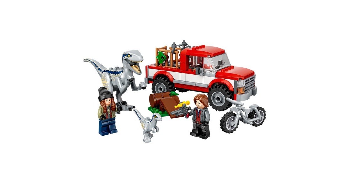 LEGO 76946 Jurassic World Blue & Beta in der Velociraptor-Falle, Konstruktionsspielzeug