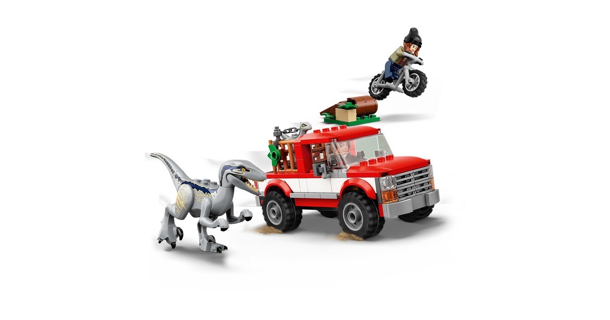 LEGO 76946 Jurassic World Blue & Beta in der Velociraptor-Falle, Konstruktionsspielzeug