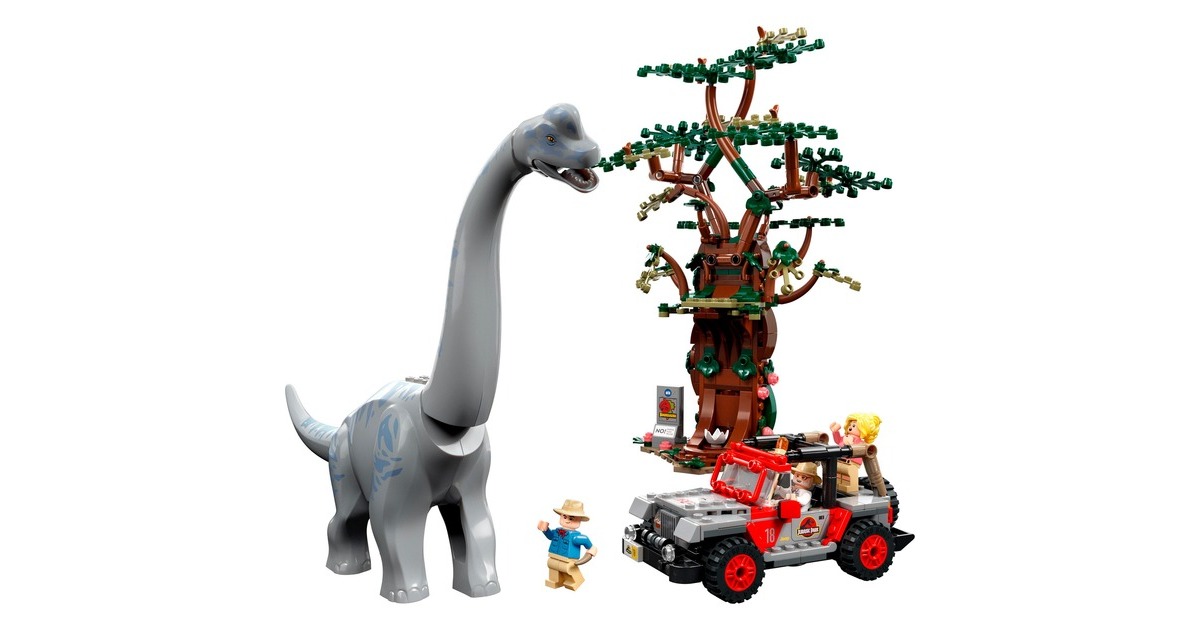 LEGO 76960 Jurassic World Entdeckung des Brachiosaurus, Konstruktionsspielzeug
