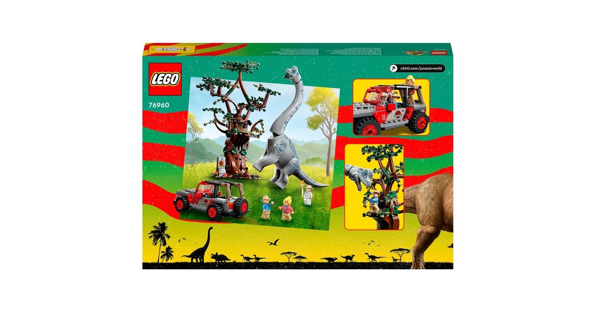 LEGO 76960 Jurassic World Entdeckung des Brachiosaurus, Konstruktionsspielzeug