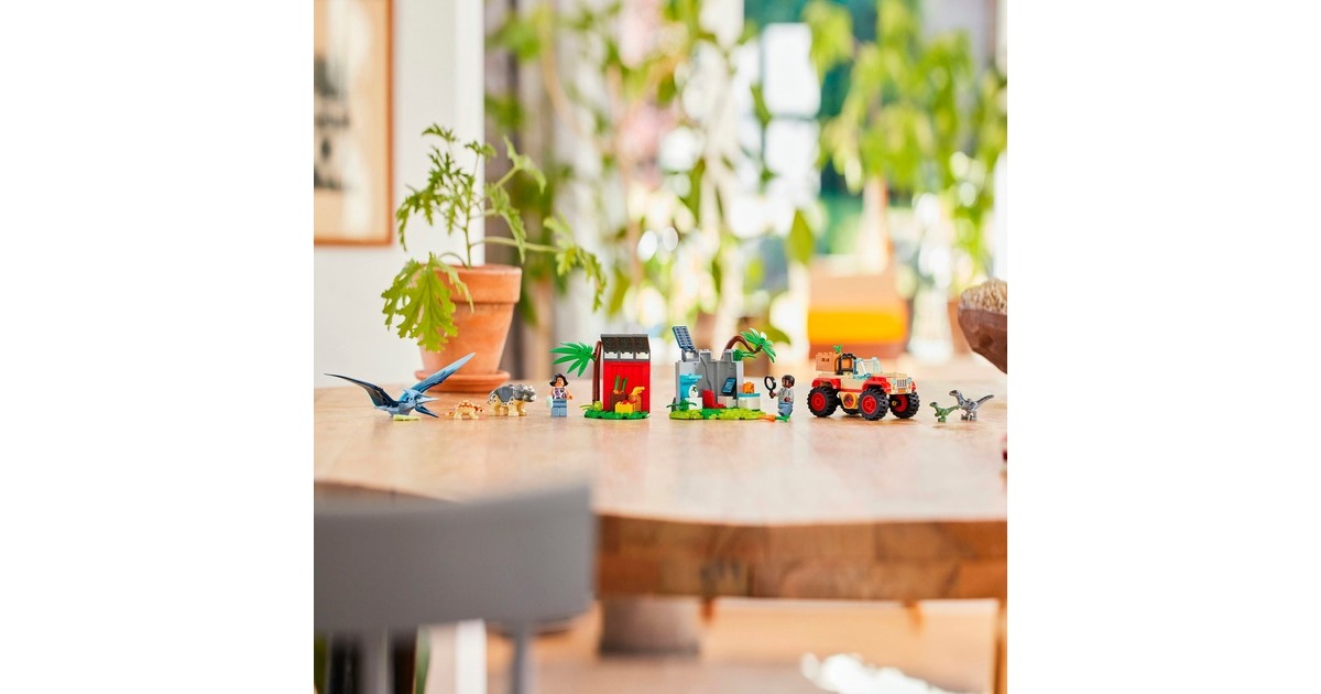 LEGO 76963 Jurassic World Rettungszentrum für Baby-Dinos, Konstruktionsspielzeug