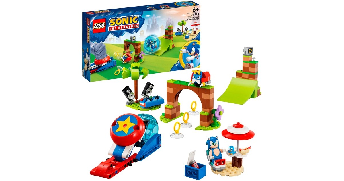 LEGO 76990 Sonic the Hedgehog Sonics Kugel-Challenge, Konstruktionsspielzeug