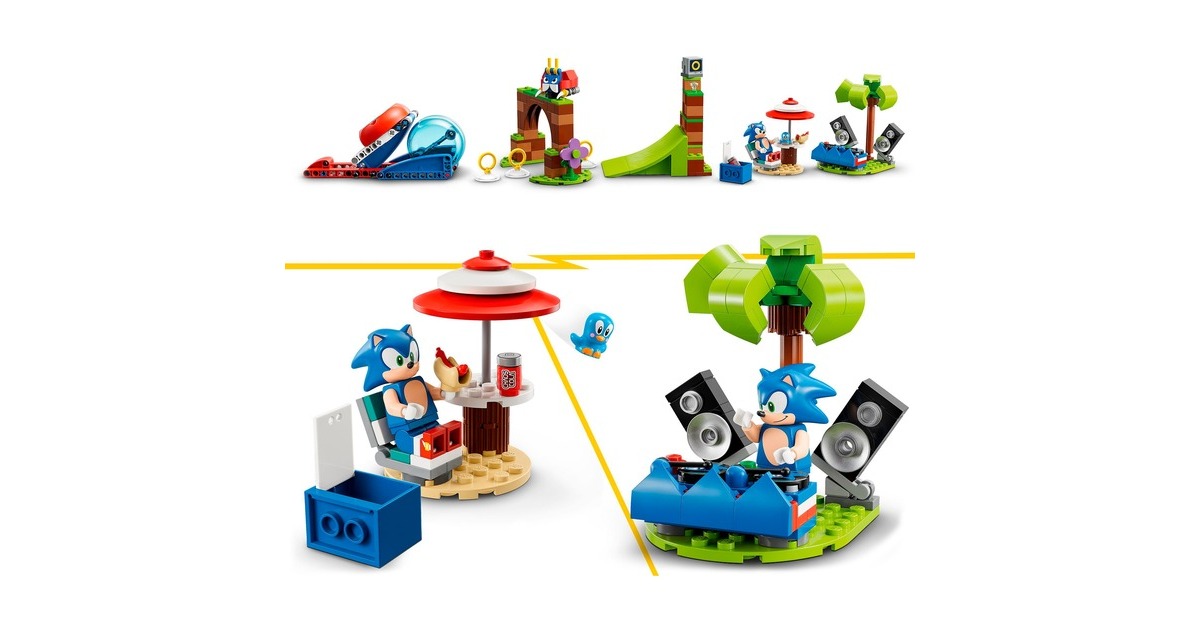 LEGO 76990 Sonic the Hedgehog Sonics Kugel-Challenge, Konstruktionsspielzeug