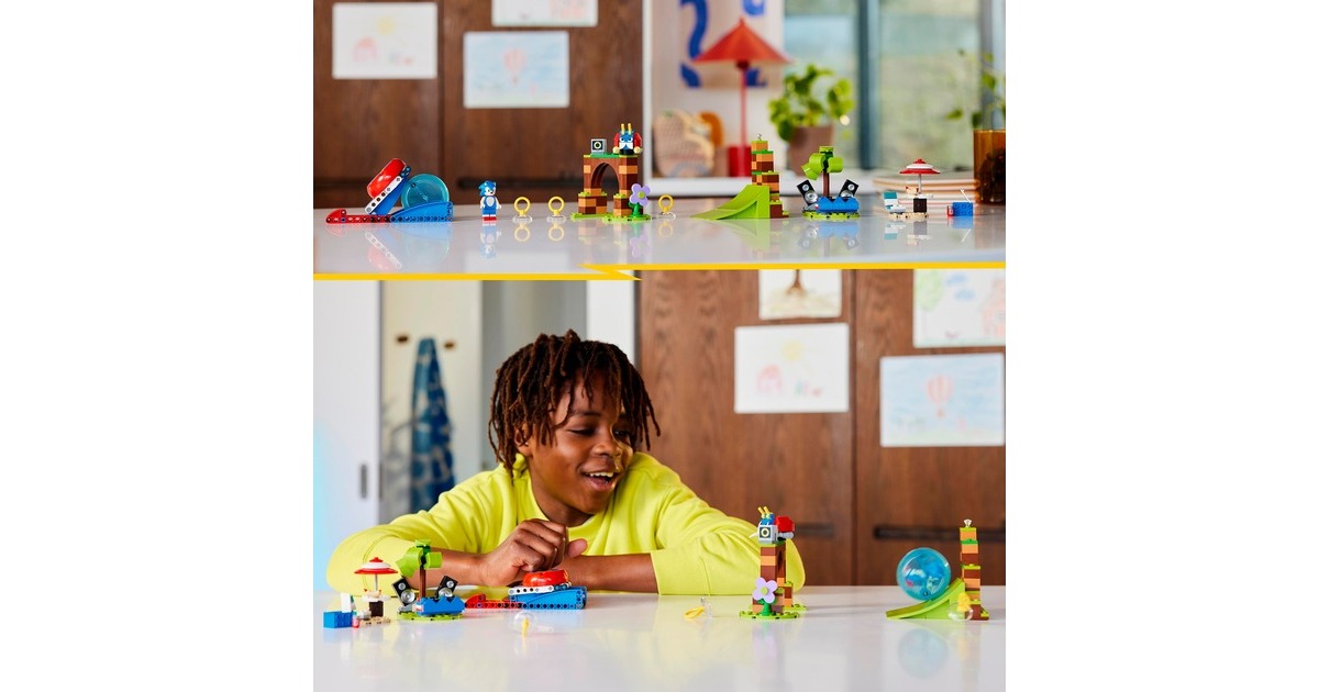 LEGO 76990 Sonic the Hedgehog Sonics Kugel-Challenge, Konstruktionsspielzeug