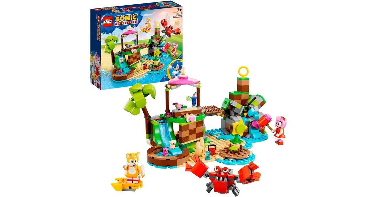 LEGO 76992 Sonic the Hedgehog Amys Tierrettungsinsel, Konstruktionsspielzeug LEGO 76992 Sonic the Hedgehog Amys Tierrettungsinsel, Konstruktionsspielzeug