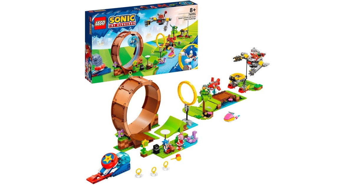 LEGO 76994 Sonic the Hedgehog Sonics Looping-Challenge in der Green Hill Zone, Konstruktionsspielzeug LEGO 76994 Sonic the Hedgehog Sonics Looping-Challenge in der Green Hill Zone, Konstruktionsspielzeug
