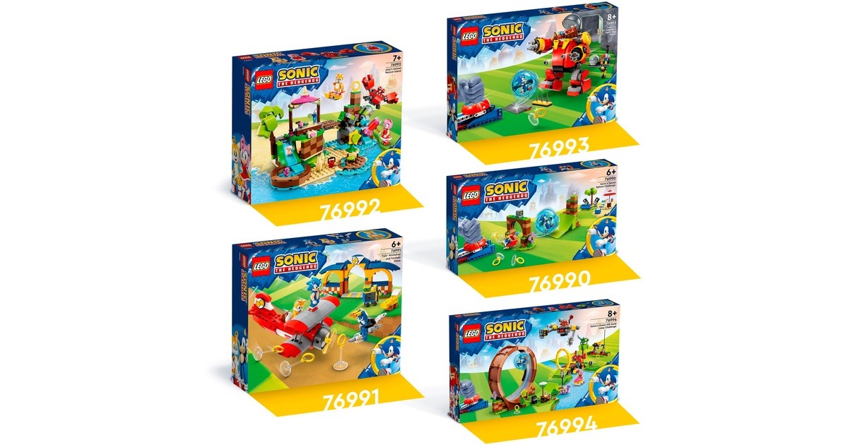 LEGO 76994 Sonic the Hedgehog Sonics Looping-Challenge in der Green Hill Zone, Konstruktionsspielzeug