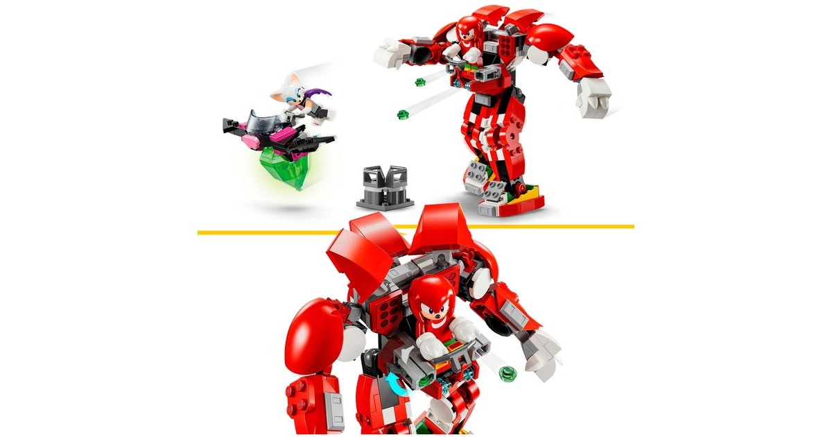 LEGO 76996 Sonic the Hedgehog Knuckles' Wächter-Mech, Konstruktionsspielzeug