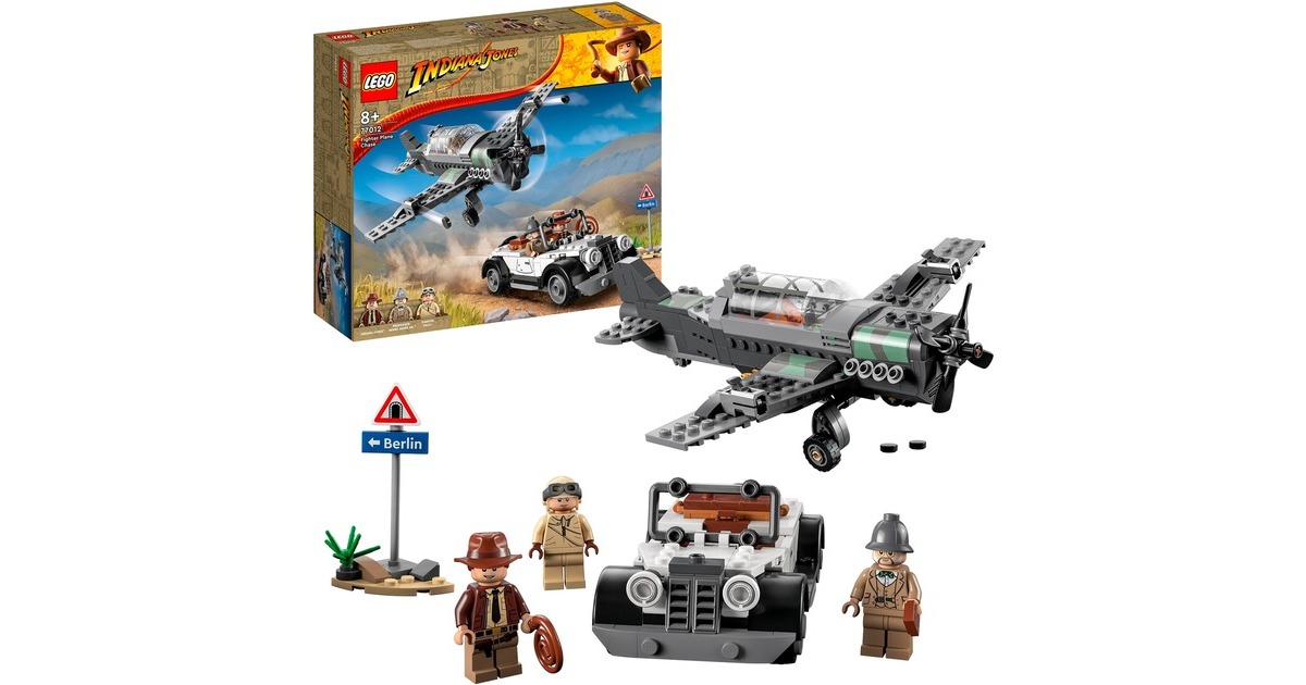 LEGO 77012 Indiana Jones Flucht vor dem Jagdflugzeug, Konstruktionsspielzeug(Outlet)