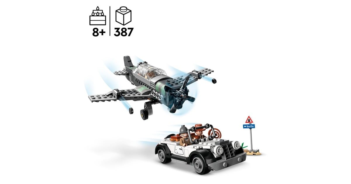 LEGO 77012 Indiana Jones Flucht vor dem Jagdflugzeug, Konstruktionsspielzeug