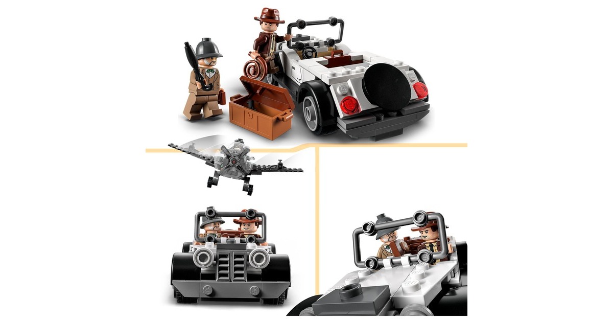 LEGO 77012 Indiana Jones Flucht vor dem Jagdflugzeug, Konstruktionsspielzeug(Outlet)
