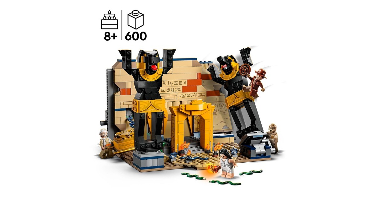 LEGO 77013 Indiana Jones Flucht aus dem Grabmal, Konstruktionsspielzeug