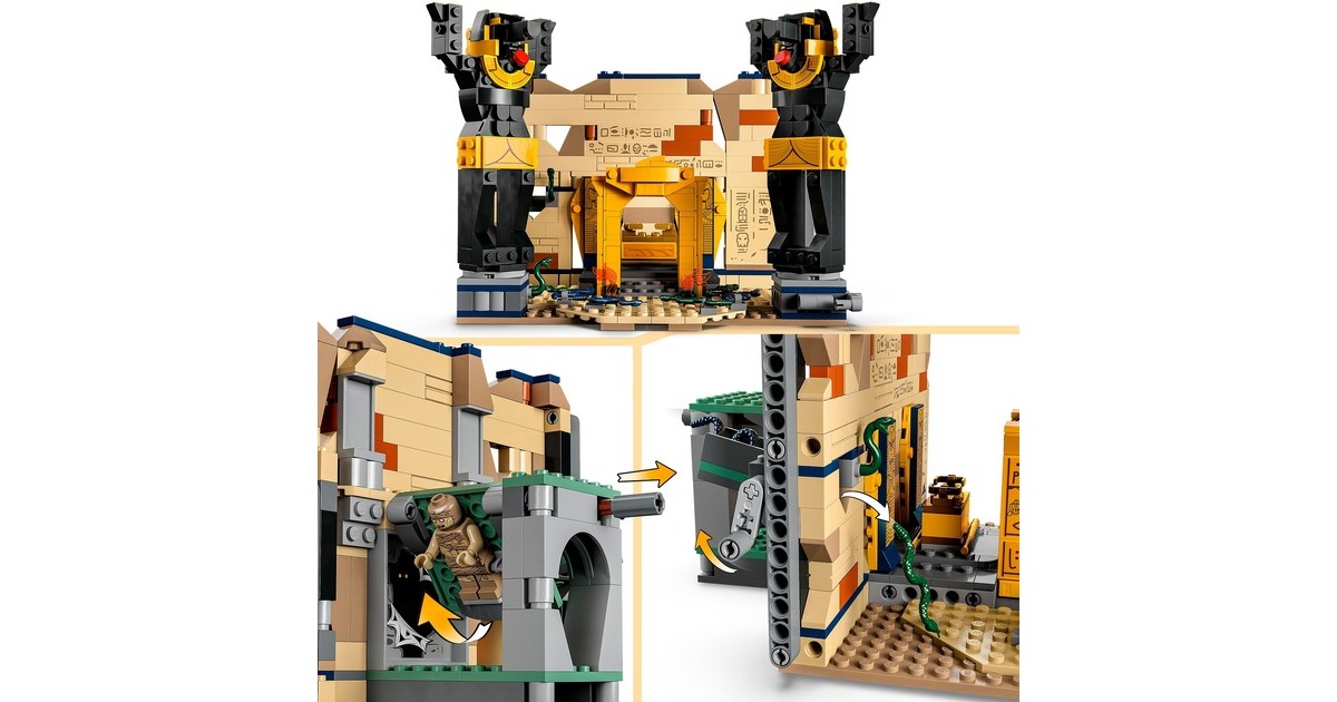 LEGO 77013 Indiana Jones Flucht aus dem Grabmal, Konstruktionsspielzeug