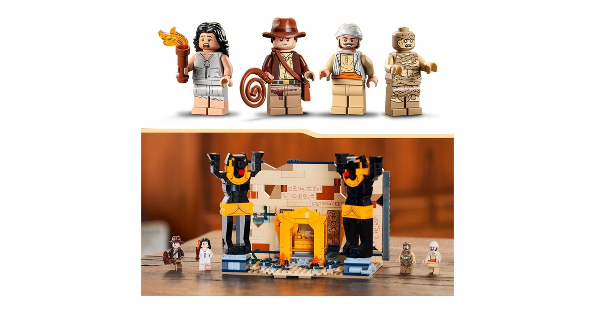 LEGO 77013 Indiana Jones Flucht aus dem Grabmal, Konstruktionsspielzeug