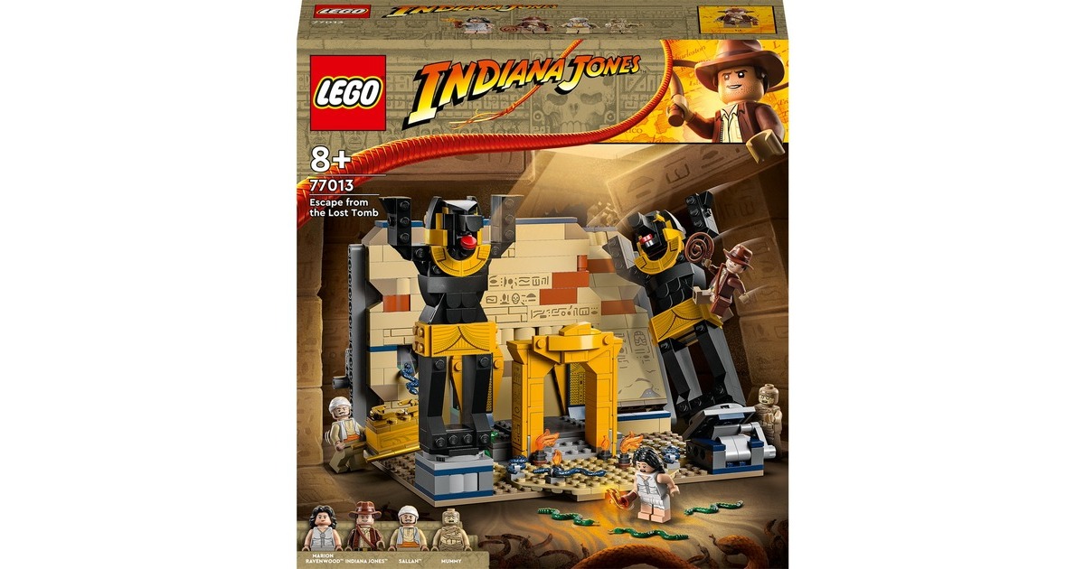 LEGO 77013 Indiana Jones Flucht aus dem Grabmal, Konstruktionsspielzeug