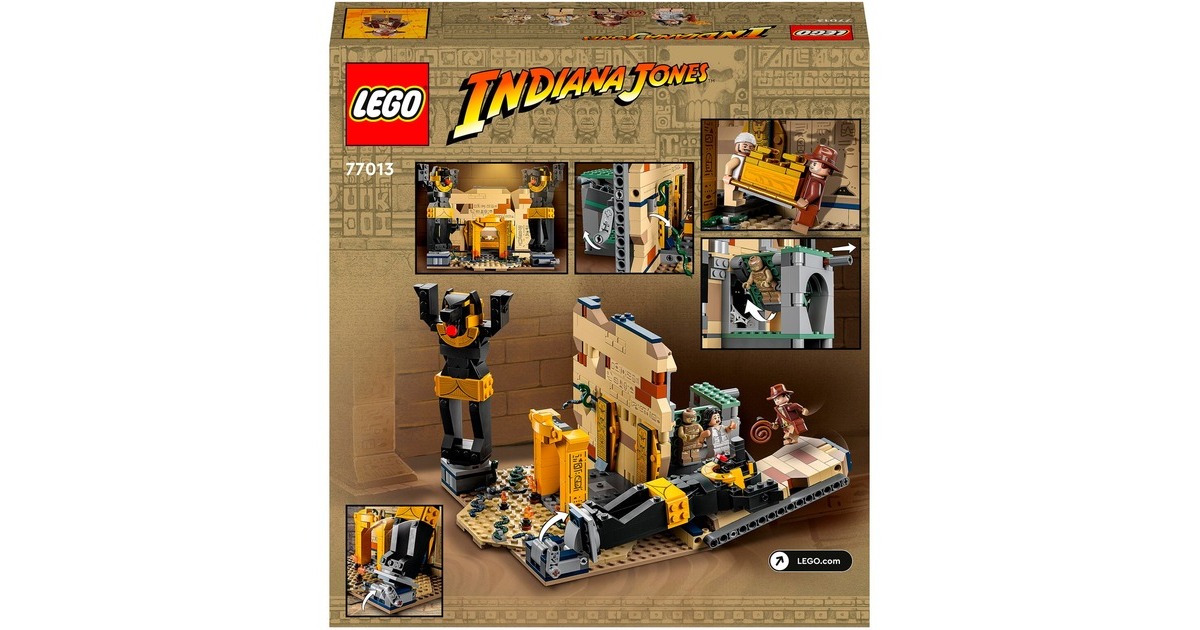 LEGO 77013 Indiana Jones Flucht aus dem Grabmal, Konstruktionsspielzeug