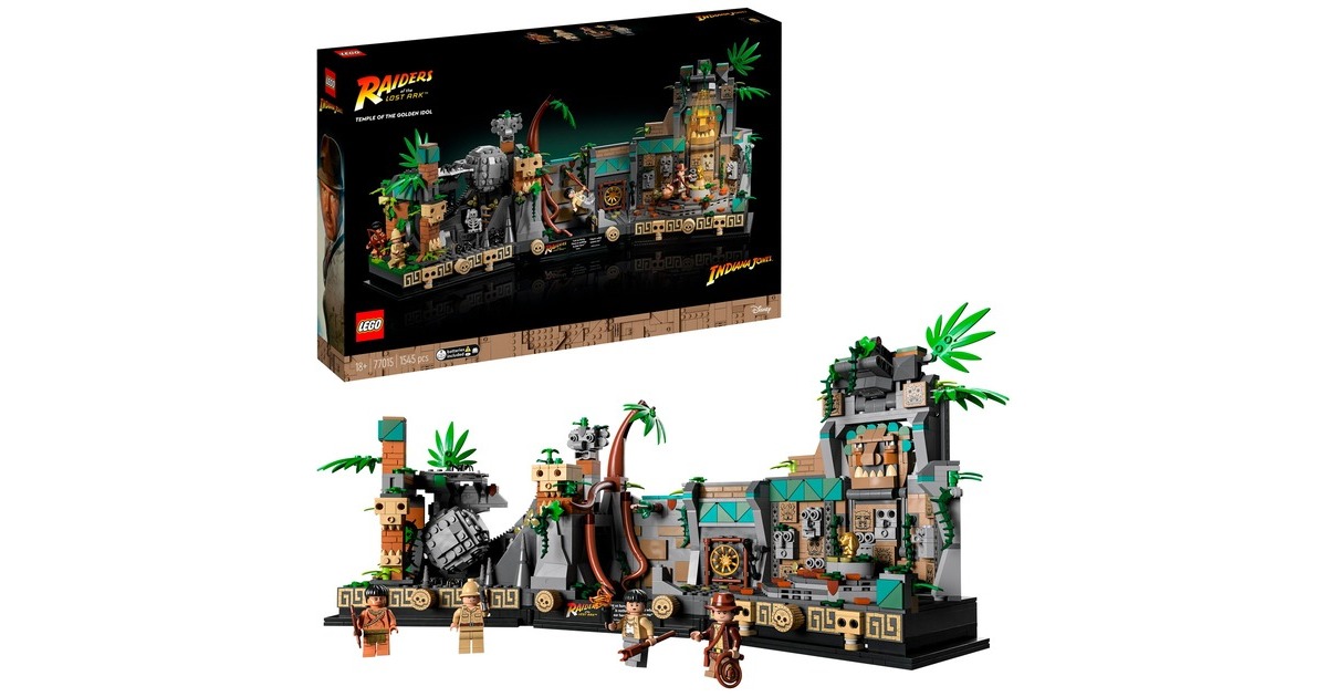 LEGO 77015 Indiana Jones Tempel des goldenen Götzen, Konstruktionsspielzeug LEGO 77015 Indiana Jones Tempel des goldenen Götzen, Konstruktionsspielzeug