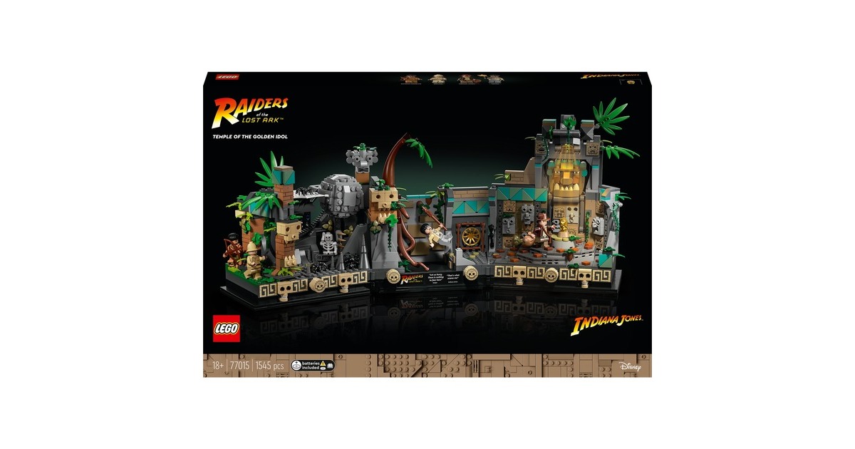 LEGO 77015 Indiana Jones Tempel des goldenen Götzen, Konstruktionsspielzeug