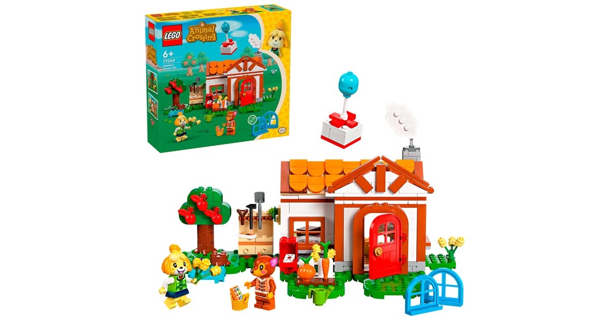 LEGO 77049 Animal Crossing Besuch von Melinda, Konstruktionsspielzeug