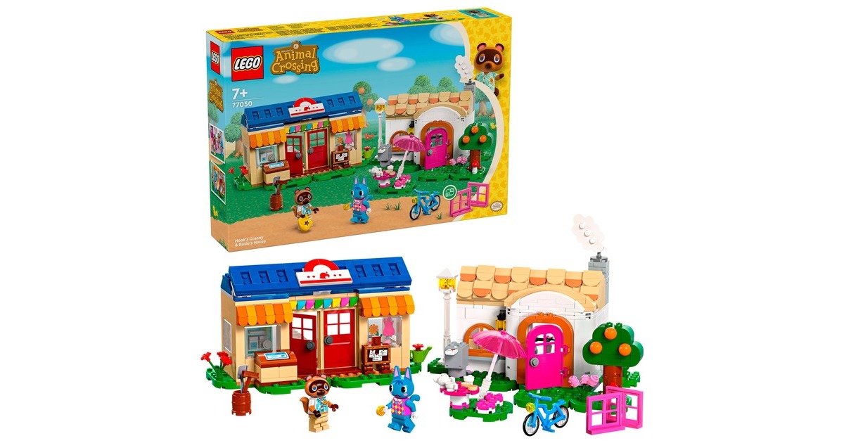LEGO 77050 Animal Crossing Nooks Laden & Sophies Haus, Konstruktionsspielzeug