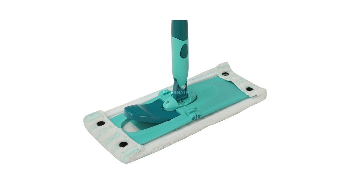 LEIFHEIT Bodenwischer Combi M micro duo Telescope(grün, Teleskopstiel (80 bis 135cm))