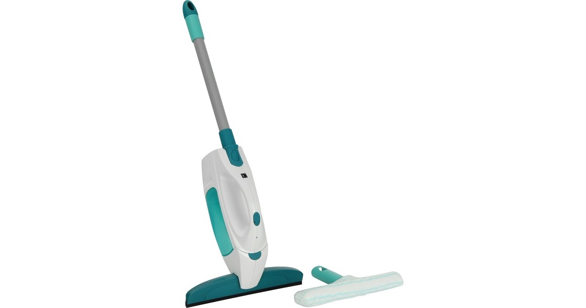 LEIFHEIT Dry&Clean, Fenstersauger(weiß, mit Stiel und Einwascher)