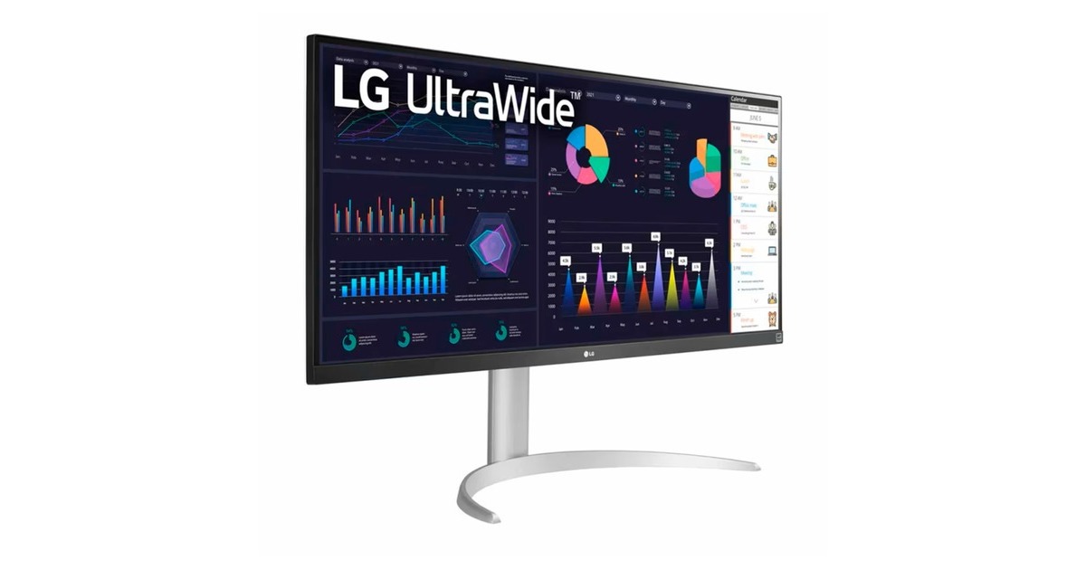 LG 34WQ500-B, LED-Monitor(86.7 cm (34 Zoll), schwarz, UW-FullHD, IPS, HDR, AMD Free-Sync, 100Hz Panel)