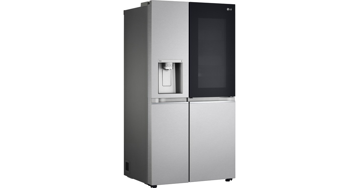 LG GSXV91BSAF, Side-by-Side(InstaView Door-in-Door mit Showeffekt, DoorCooling+, UVnano Technologie)