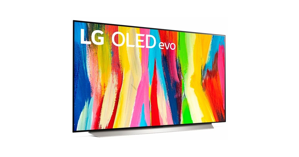 LG OLED48C21LA, OLED-Fernseher(121 cm (48 Zoll), schwarz/silber, UltraHD/4K, HDR, Dolby Atmos, 120Hz Panel)