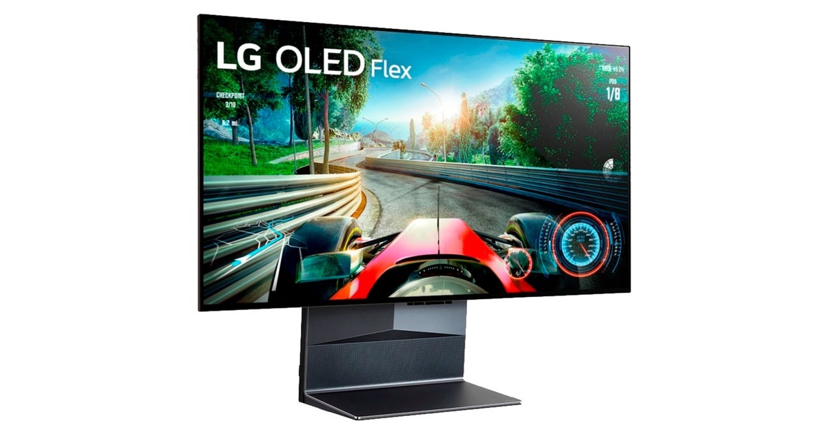 LG OLED evo Flex, OLED-Fernseher(106 cm (42 Zoll), schwarz, UltraHD/4K, HDR, Dolby Atmos, 120Hz Panel) LG OLED evo Flex, OLED-Fernseher(106 cm (42 Zoll), schwarz, UltraHD/4K, HDR, Dolby Atmos, 120Hz Panel)