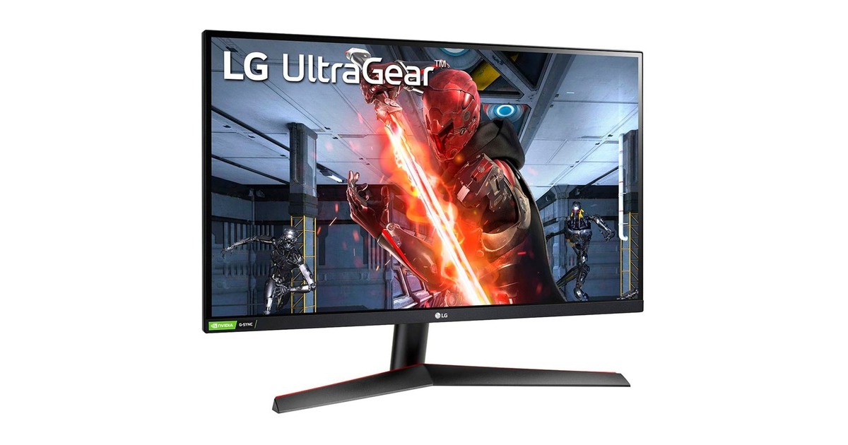 LG UltraGear 27GN800P-B, Gaming-Monitor(68.5 cm (27 Zoll), schwarz/rot, QHD, IPS, HDMI, DisplayPort, G-Sync kompatibel, AMD Free-Sync Premium, 144Hz Panel, Outlet)