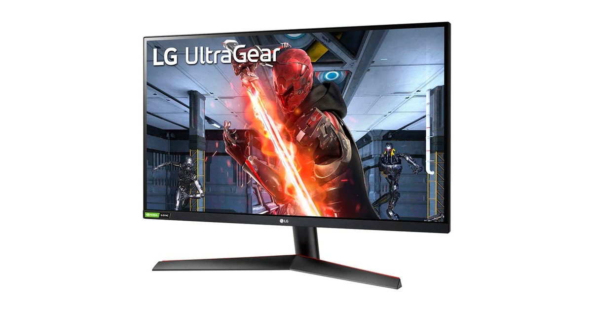 LG UltraGear 27GN800P-B, Gaming-Monitor(68.5 cm (27 Zoll), schwarz/rot, QHD, IPS, HDMI, DisplayPort, G-Sync kompatibel, AMD Free-Sync Premium, 144Hz Panel, Outlet)